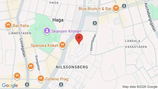 Lägenheter att hyra i Göteborg Centrum - kort over placeringen