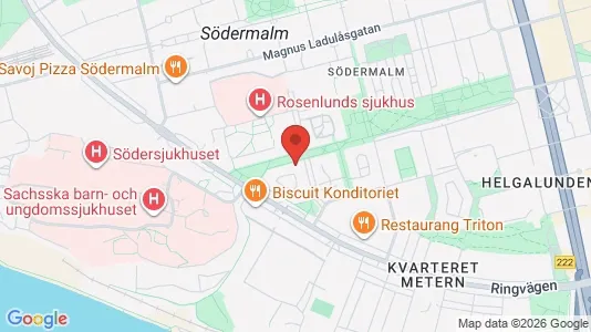Lägenheter att hyra i Södermalm - kort over placeringen