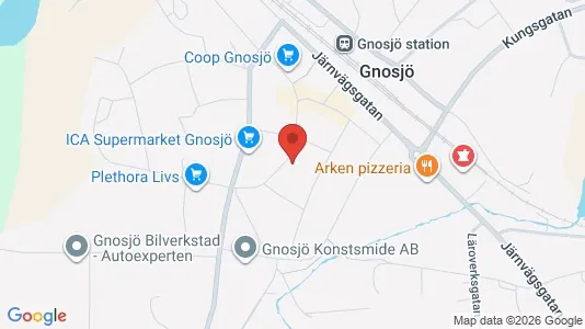 Lägenheter att hyra i Gnosjö - kort over placeringen