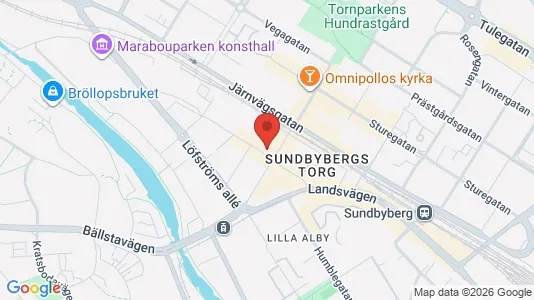 Lägenheter att hyra i Sundbyberg - kort over placeringen