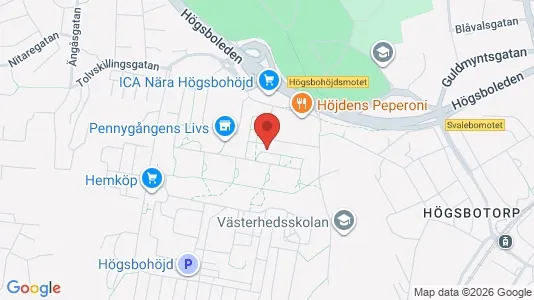 Lägenheter att hyra i Majorna-Linné - kort over placeringen