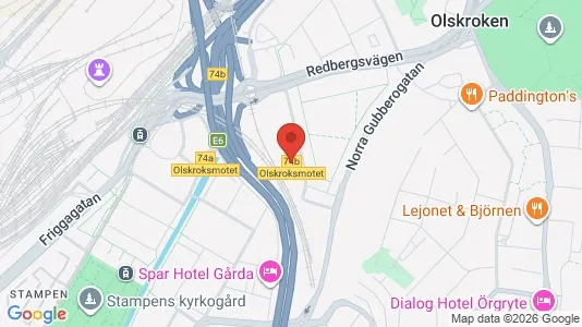 Lägenheter att hyra i Örgryte-Härlanda - kort over placeringen