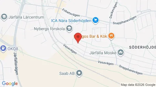 Lägenheter att hyra i Järfälla - kort over placeringen