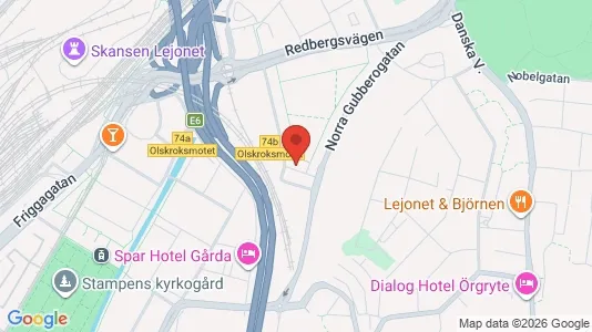 Lägenheter att hyra i Örgryte-Härlanda - kort over placeringen