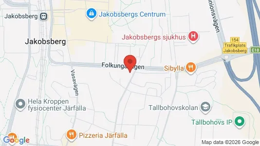Lägenheter att hyra i Järfälla - kort over placeringen