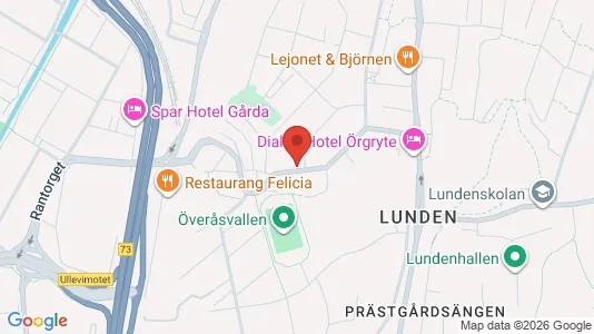 Lägenheter att hyra i Örgryte-Härlanda - kort over placeringen