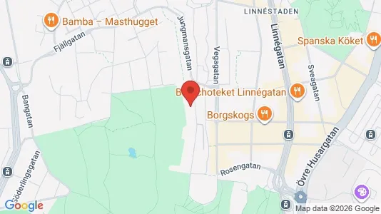 Lägenheter att hyra i Majorna-Linné - kort over placeringen