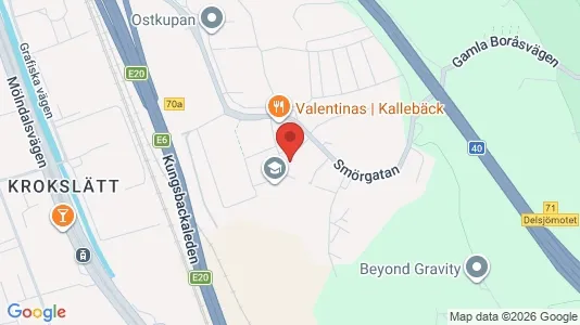 Lägenheter att hyra i Örgryte-Härlanda - kort over placeringen