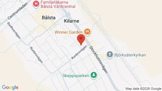 Lägenheter att hyra i Håbo - kort over placeringen
