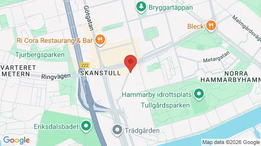 Lägenheter att hyra i Södermalm - kort over placeringen