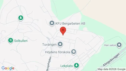 Lägenheter att hyra i Lerum - kort over placeringen