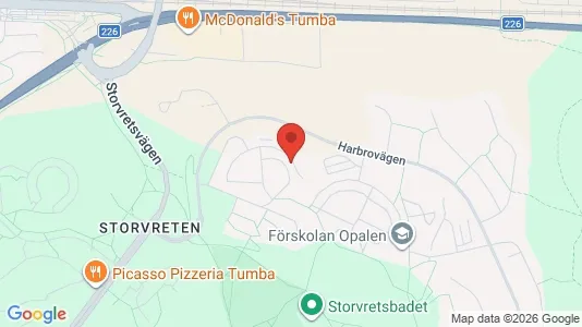 Lägenheter att hyra i Botkyrka - kort over placeringen