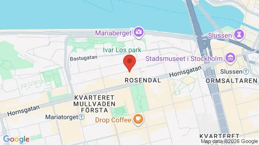 Lägenheter att hyra i Södermalm - kort over placeringen