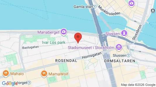 Lägenheter att hyra i Södermalm - kort over placeringen