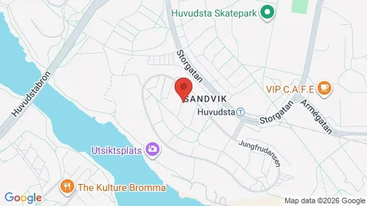 Lägenheter att hyra i Solna - kort over placeringen