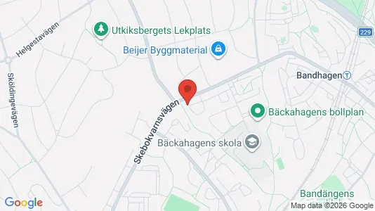 Lägenheter att hyra i Söderort - kort over placeringen