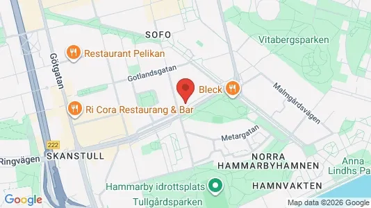 Lägenheter att hyra i Södermalm - kort over placeringen