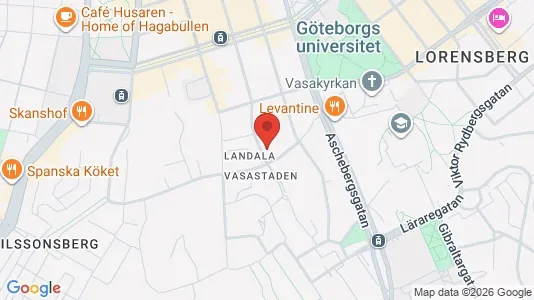 Lägenheter att hyra i Göteborg Centrum - kort over placeringen