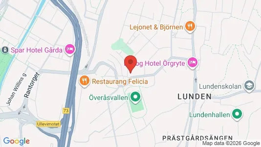 Lägenheter att hyra i Örgryte-Härlanda - kort over placeringen