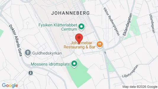 Lägenheter att hyra i Johanneberg - kort over placeringen