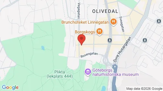 Lägenheter att hyra i Göteborg Centrum - kort over placeringen