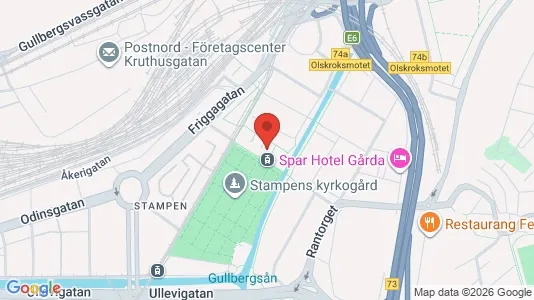 Lägenheter att hyra i Örgryte-Härlanda - kort over placeringen