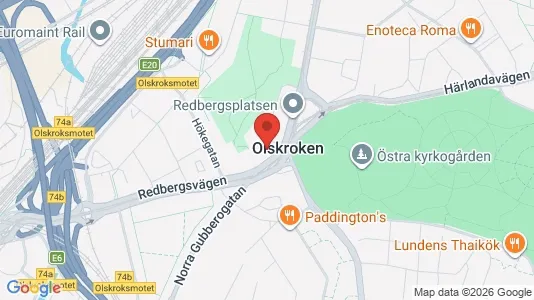 Lägenheter att hyra i Örgryte-Härlanda - kort over placeringen