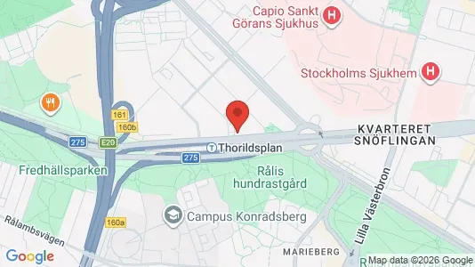 Lägenheter att hyra i Kungsholmen - kort over placeringen