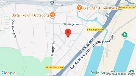 Lägenheter att hyra i Lundby - kort over placeringen