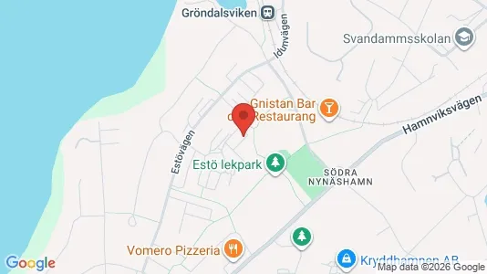 Lägenheter att hyra i Nynäshamn - kort over placeringen