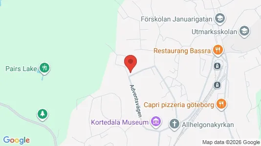 Lägenheter att hyra i Göteborg Östra - kort over placeringen