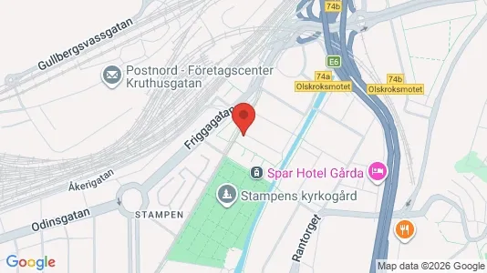 Lägenheter att hyra i Örgryte-Härlanda - kort over placeringen