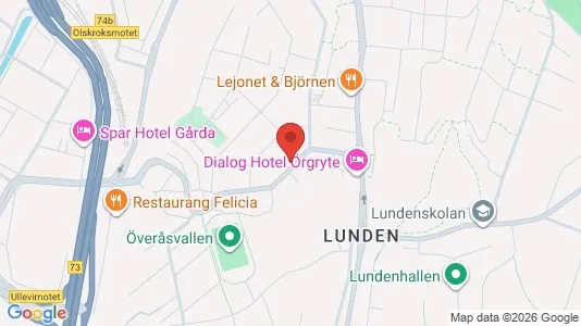 Lägenheter att hyra i Örgryte-Härlanda - kort over placeringen