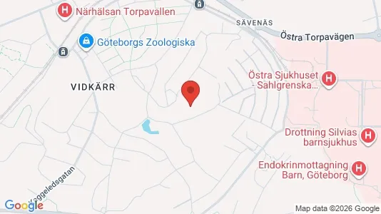 Lägenheter att hyra i Örgryte-Härlanda - kort over placeringen