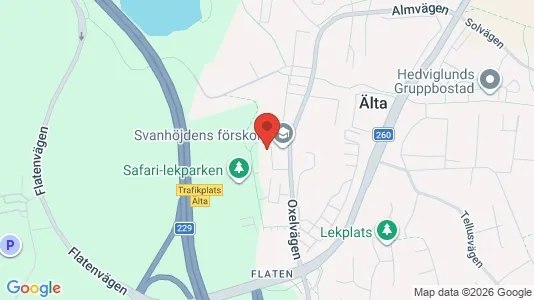 Lägenheter att hyra i Nacka - kort over placeringen