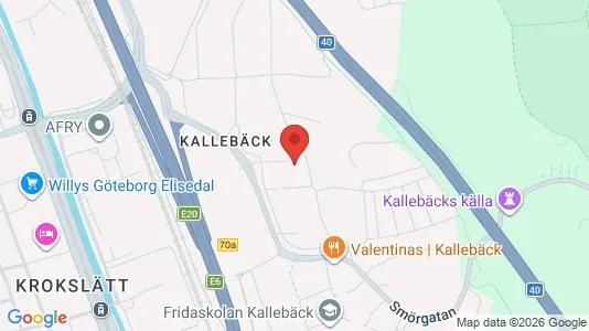 Lägenheter att hyra i Örgryte-Härlanda - kort over placeringen