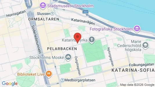 Lägenheter att hyra i Södermalm - kort over placeringen