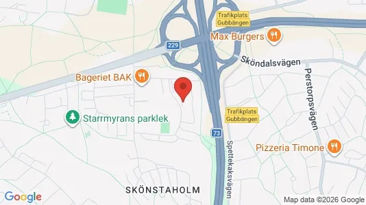Lägenheter att hyra i Söderort - kort over placeringen