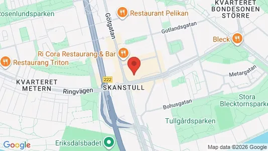 Lägenheter att hyra i Södermalm - kort over placeringen