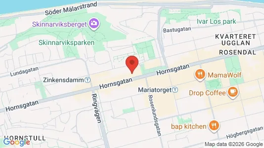 Lägenheter att hyra i Södermalm - kort over placeringen