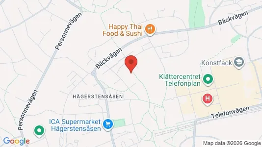Lägenheter att hyra i Söderort - kort over placeringen