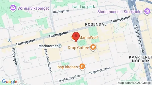 Lägenheter att hyra i Södermalm - kort over placeringen