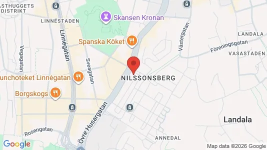 Lägenheter att hyra i Göteborg Centrum - kort over placeringen