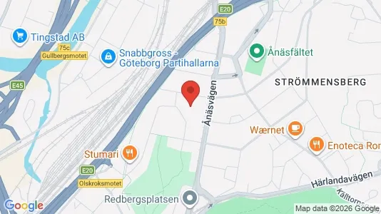 Lägenheter att hyra i Örgryte-Härlanda - kort over placeringen