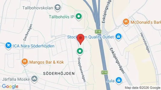 Lägenheter att hyra i Järfälla - kort over placeringen