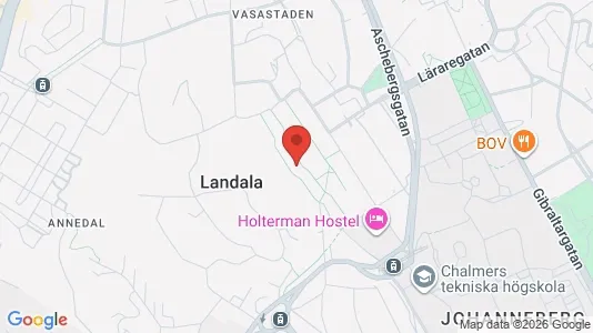 Lägenheter att hyra i Göteborg Centrum - kort over placeringen