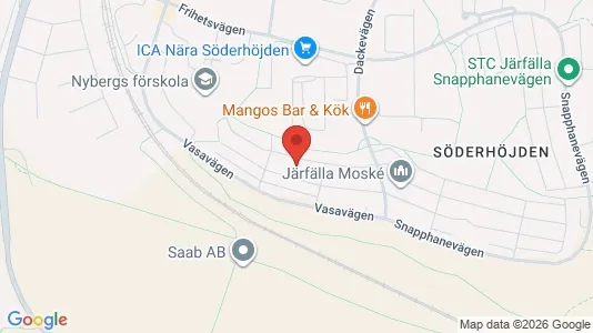 Lägenheter att hyra i Järfälla - kort over placeringen