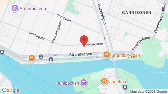 Lägenheter att hyra i Östermalm - kort over placeringen