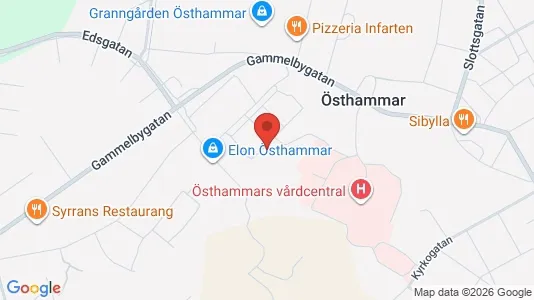 Lägenheter att hyra i Östhammar - kort over placeringen