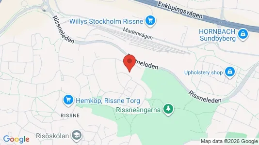 Lägenheter att hyra i Sundbyberg - kort over placeringen